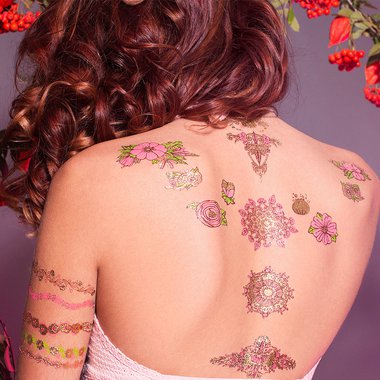 temporary gold tattoos, gold tattoos