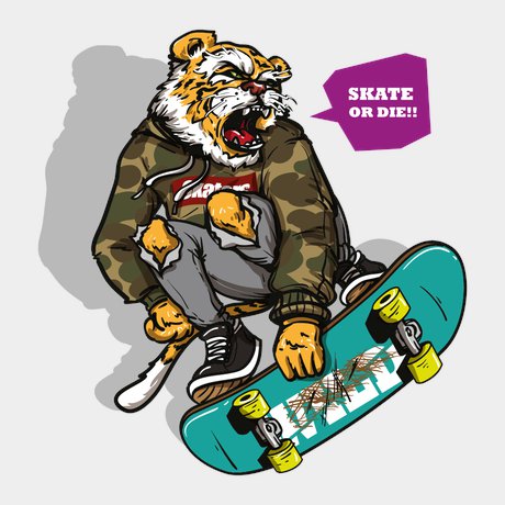 переводная татуировка under-tiger