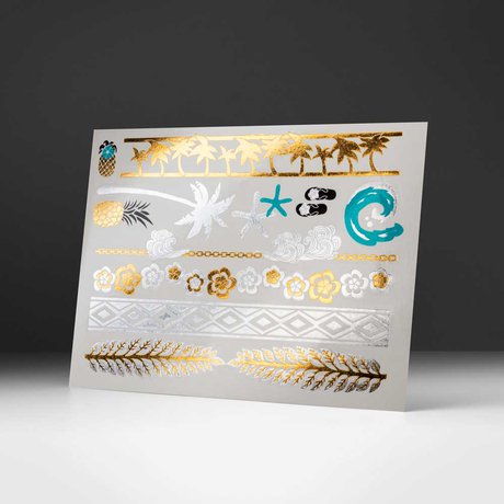 buy gold tattoo sticker