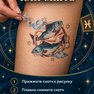 přenosné tetování astrologické ryby