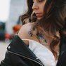klebetattoo tattoo-extras „frühlingsstrauß“