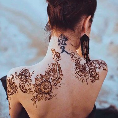 How to make temporary henna tattoos, temporary tattoos, henna tattoos, henna body art, henna tattoo designs, How to make temporary henna tattoos