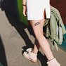 klebetattoo tattoo-spruch „zeit zum feiern“