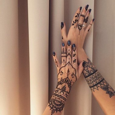 How to make temporary henna tattoos, temporary tattoos, henna tattoos, henna body art, henna tattoo designs, How to make temporary henna tattoos