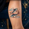 přenosné tetování astrologické ryby