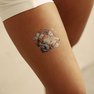 tatuaggio temporaneo capricorno zodiacale