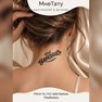переводная татуировка tatuaggio frase “sorridi”