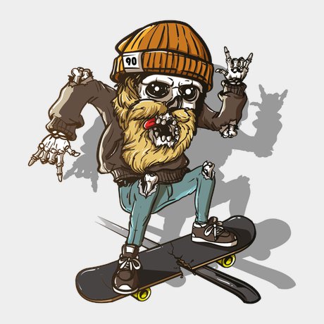 переводная татуировка hipster bil-qrun
