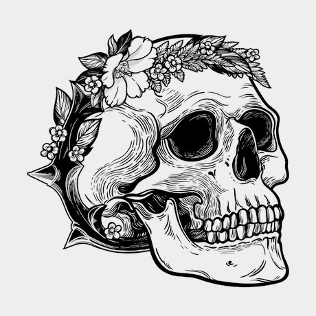 переводная татуировка dødens krans
