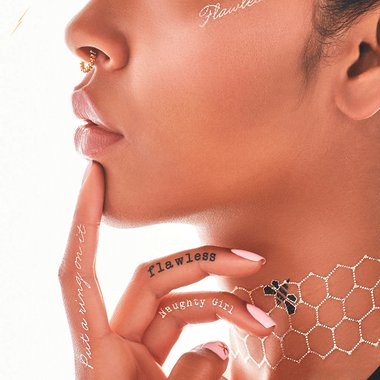 Temporary gold tattoos, gold tattoos
